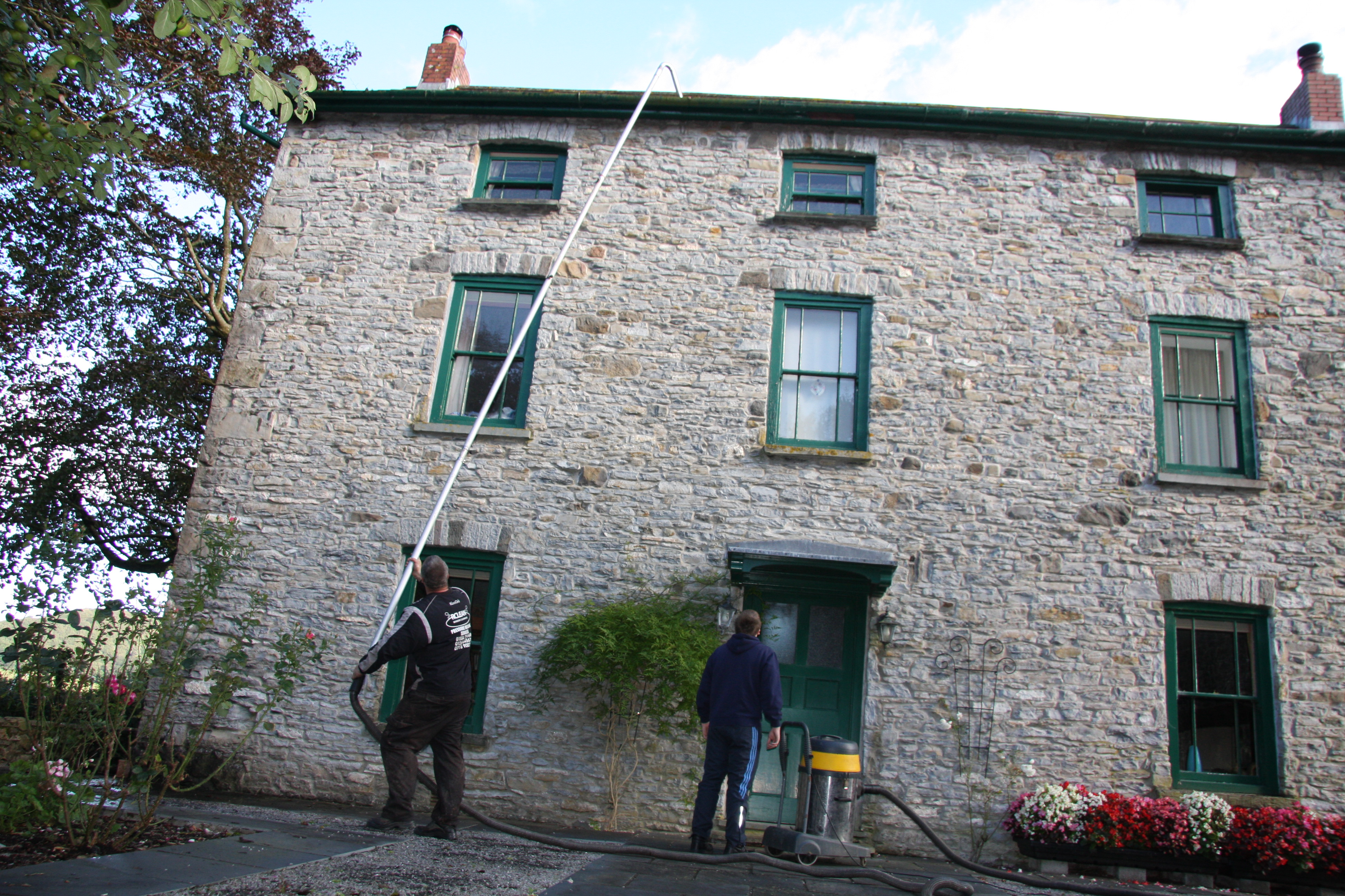 window cleaner llandeilo blocked gutters may mean trouble ahead